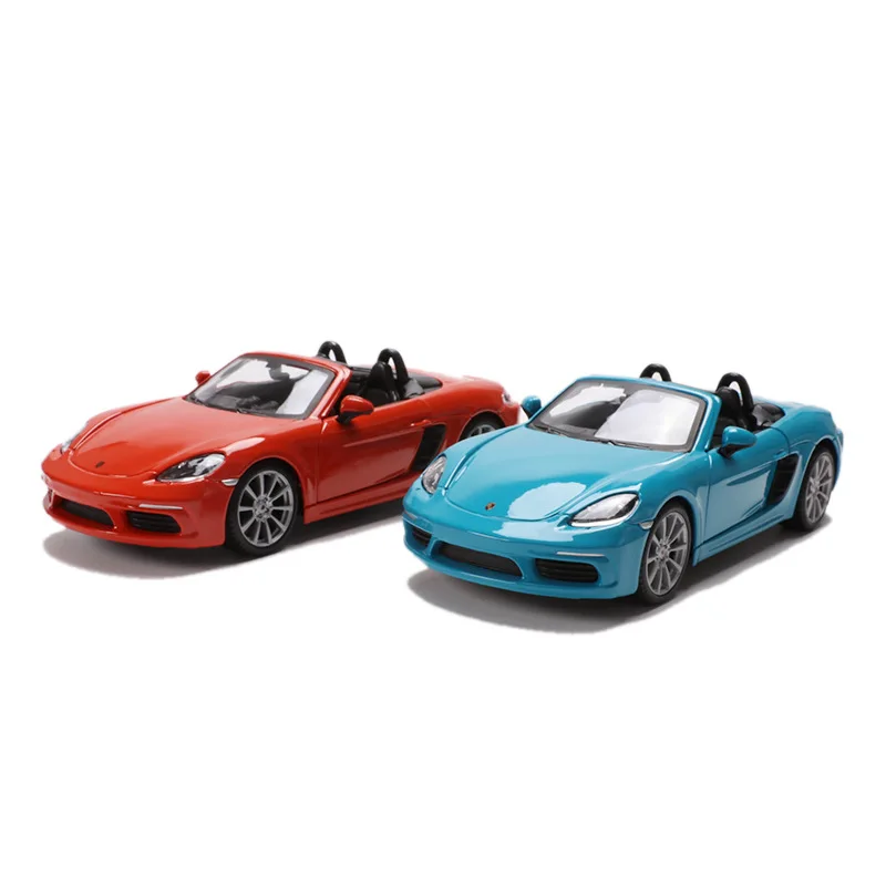 Модель игрушечного автомобиля Bburago 1:24, для Porsc 718, с контролем рулевого колеса
Модель игрушечного автомобиля Bburago 1:24, для Porsc 718, с контролем рулевого колеса