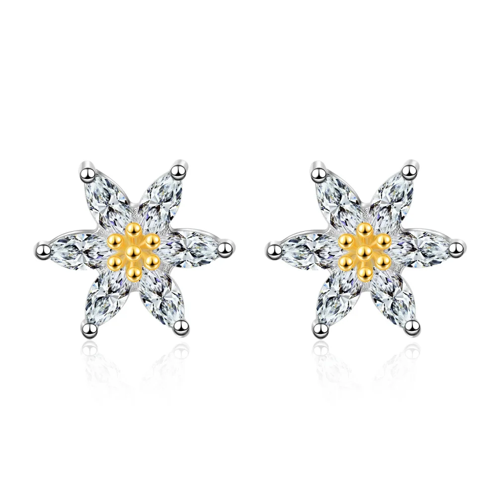 Sweet Little Sunflower Shine Cubic Zirconia 925 Sterling Silver Female Stud Earrings Promotion Jewelry For Women Drop Shipping
Sweet Little Sunflower Shine Cubic Zirconia 925 Sterling Silver Female Stud Earrings Promotion Jewelry For Women Drop Shipping