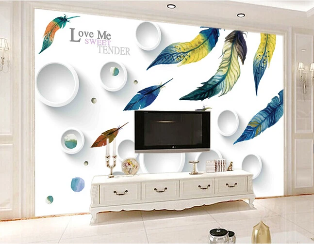 The custom 3D murals,3D stereo beautiful feather fashion abstract background wall,living room sofa TV wall bedroom wall paper
The custom 3D murals,3D stereo beautiful feather fashion abstract background wall,living room sofa TV wall bedroom wall paper