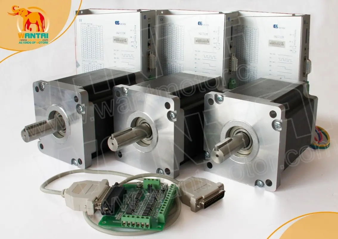 High Quality 3 Axis Nema 42 Stepper Motor 4200oz-in, 8A CNC bipolar & 110-220VAC Driver Mill Control
High Quality 3 Axis Nema 42 Stepper Motor 4200oz-in, 8A CNC bipolar & 110-220VAC Driver Mill Control