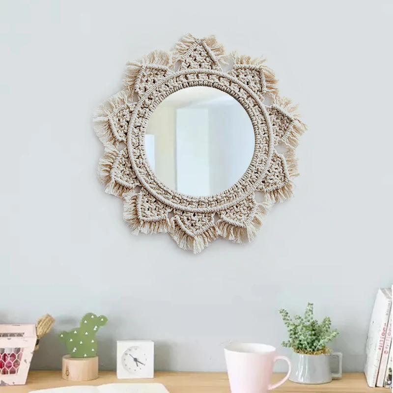 Nordic Cosmetic Mirror Wall-mounted Bathroom Bathroom Round Mirror Room Wall-mounted Decorative Mirror Wall Mirrors
Nordic Cosmetic Mirror Wall-mounted Bathroom Bathroom Round Mirror Room Wall-mounted Decorative Mirror Wall Mirrors