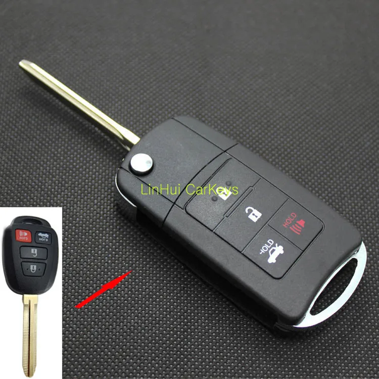 PINECONE for Toyota Camry 3+1 Buttons Uncut Blade Modified Remote Blank Keys ABS Shell Brass Blade 1Pc
PINECONE for Toyota Camry 3+1 Buttons Uncut Blade Modified Remote Blank Keys ABS Shell Brass Blade 1Pc