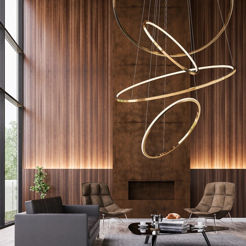 Designer Hanging Light Suspension Gold Circle Ring Lamp Led Villa Home Modern Design Gold Housing Minimalist Round Pendant Light
Designer Hanging Light Suspension Gold Circle Ring Lamp Led Villa Home Modern Design Gold Housing Minimalist Round Pendant Light