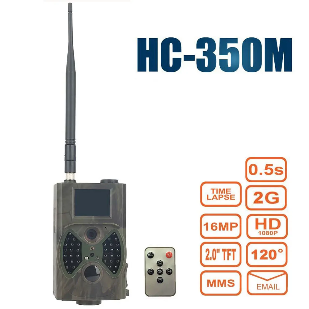 MMS GPRS Hunting Camera 16MP Wildlife Photo Trap SMTP 1080P Video Night Vision Scouting Game Cam HC350M
MMS GPRS Hunting Camera 16MP Wildlife Photo Trap SMTP 1080P Video Night Vision Scouting Game Cam HC350M