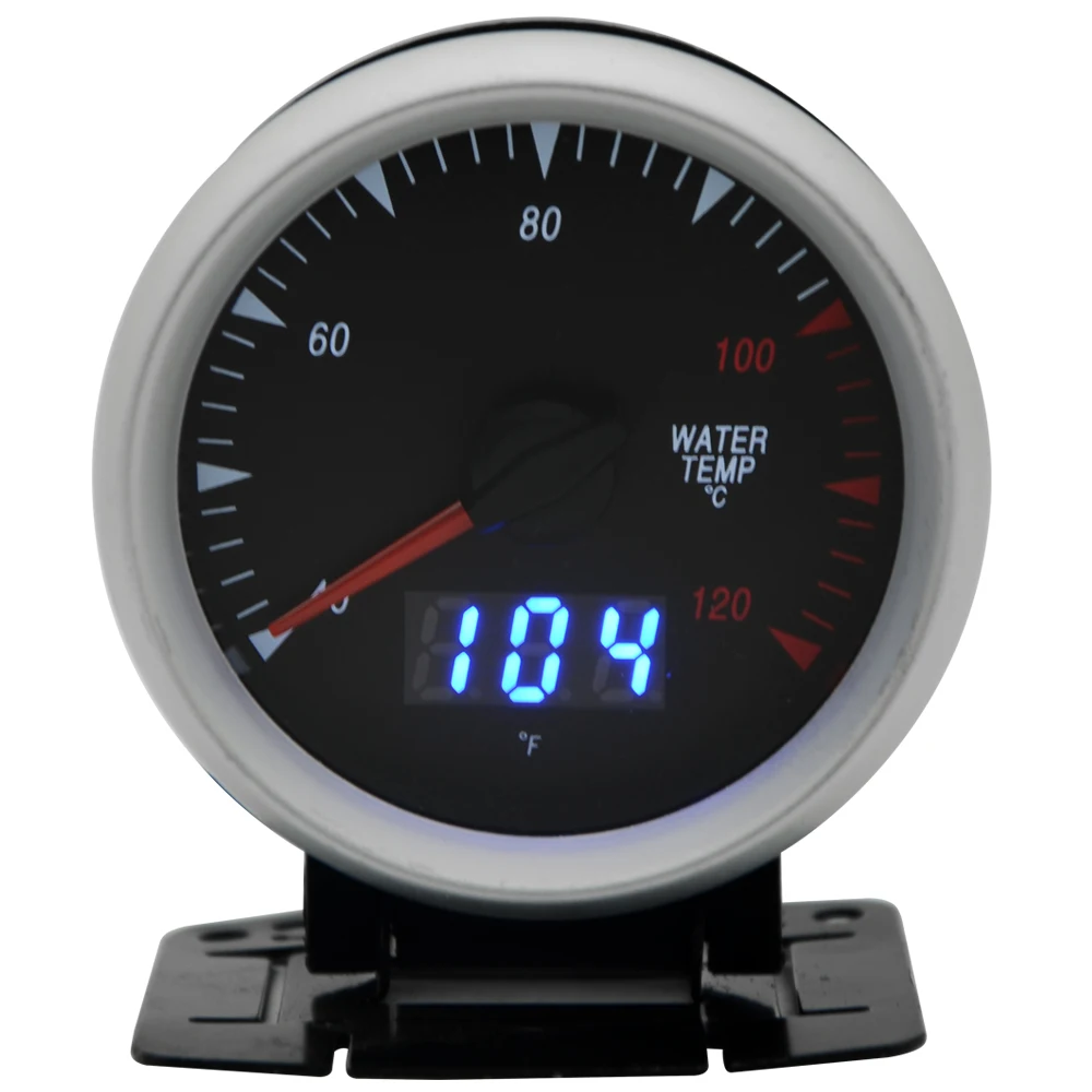 2.5 Inch 60mm Water Temp Gauge Dual Units Digital Analog Display Blue LED With Sensor
2.5 Inch 60mm Water Temp Gauge Dual Units Digital Analog Display Blue LED With Sensor