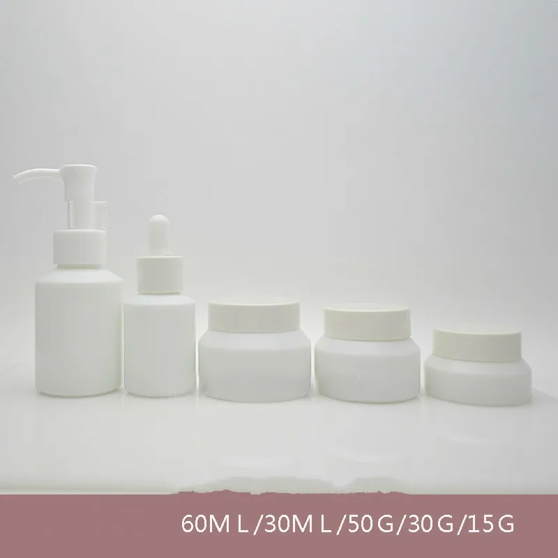 15G 30G 50G Elegant Glass Cream Pot 60ML Empty Lotion Pump Bottle 30ML DIY White Glass Cosmetic Dropper Container
15G 30G 50G Elegant Glass Cream Pot 60ML Empty Lotion Pump Bottle 30ML DIY White Glass Cosmetic Dropper Container