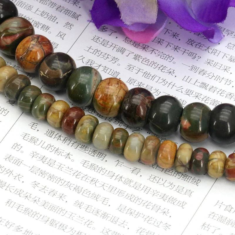 Abacus shaped multicolor picasso loose beads 5x8mm 8x12mm size optional 15" DIY stone beads women jewelry
Abacus shaped multicolor picasso loose beads 5x8mm 8x12mm size optional 15" DIY stone beads women jewelry