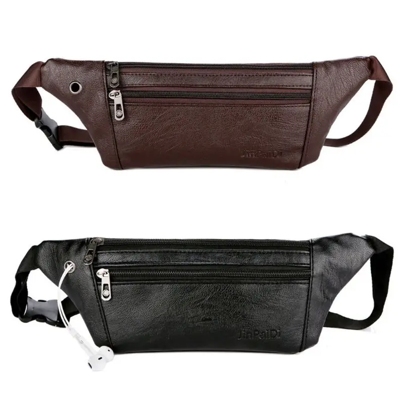 THINKTHENDO Fashion Men Leather Fanny Pack Belt Bum Waist Pouch Crossbody Shoulder Sport Zip Bag Waist Packs
THINKTHENDO Fashion Men Leather Fanny Pack Belt Bum Waist Pouch Crossbody Shoulder Sport Zip Bag Waist Packs