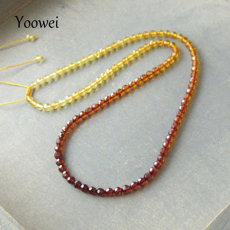 Yoowei Faceted Amber Necklace Jewelry Wholesale Genuine Baltic Natural Amber Beads Adjustable Chain Necklace diy Women Jewellery
Yoowei Faceted Amber Necklace Jewelry Wholesale Genuine Baltic Natural Amber Beads Adjustable Chain Necklace diy Women Jewellery