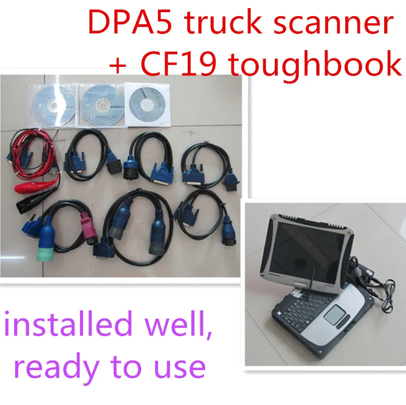 DPA5 Heavy Duty Truck Scanner with CF-19 Laptop dpa5 software installed well ready to use
DPA5 Heavy Duty Truck Scanner with CF-19 Laptop dpa5 software installed well ready to use