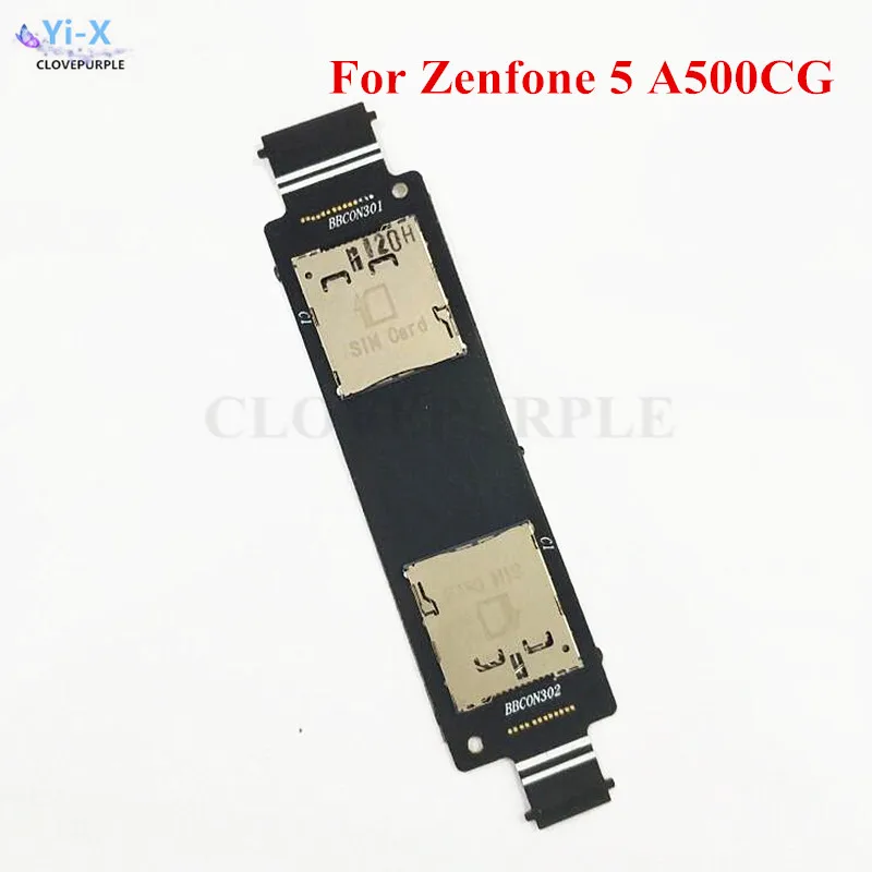 

1PCS New Dual SIM Card Connector Holder Flex Cable For Asus Zenfone 5 A500CG Replacement Parts