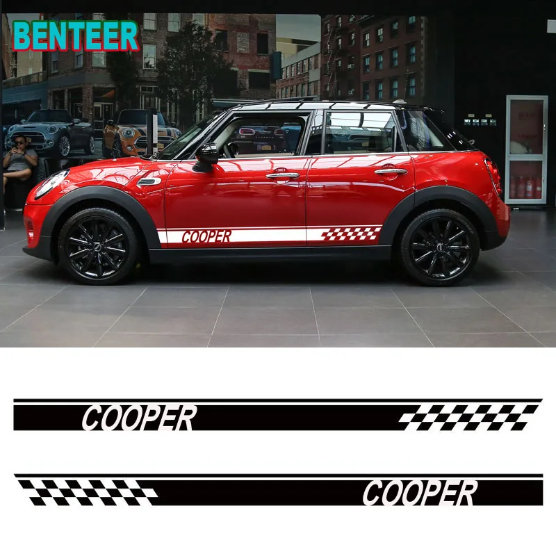 2pcs/lot Car Side Decal Stripes Stickers Flag Graphi for MINI Cooper One S Countryman R60 Paceman R61 F55 F56 R56 R50 R53
2pcs/lot Car Side Decal Stripes Stickers Flag Graphi for MINI Cooper One S Countryman R60 Paceman R61 F55 F56 R56 R50 R53