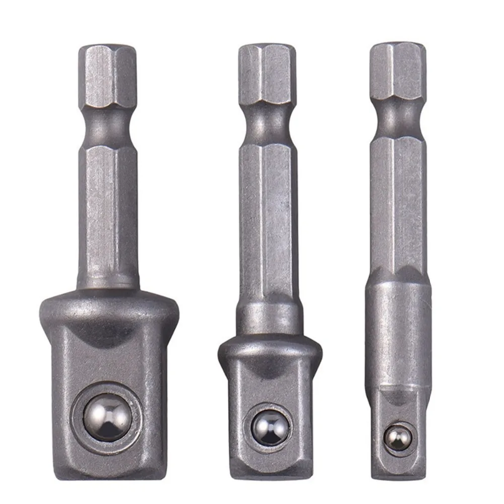 3pcs/Set Chrome Vanadium Steel Socket Adapter Hex Shank To Square Extension Drill Bits Bar Hex Bit Set Tools Tightly Sleeve Post
3pcs/Set Chrome Vanadium Steel Socket Adapter Hex Shank To Square Extension Drill Bits Bar Hex Bit Set Tools Tightly Sleeve Post