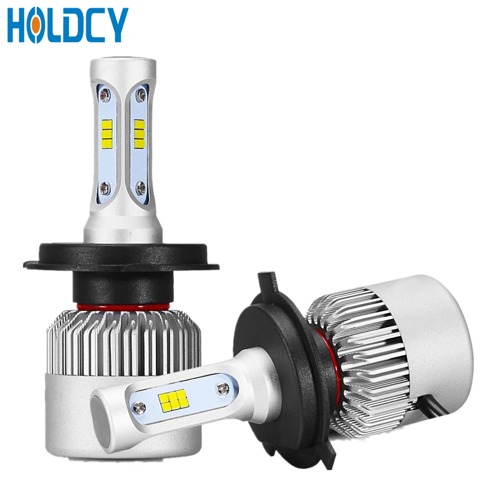 H11 HB3 9005 880 881 5202 H1 светодиодный фары H4 9007 H13 Hi/Lo 72 Вт 6500 к все в одном авто