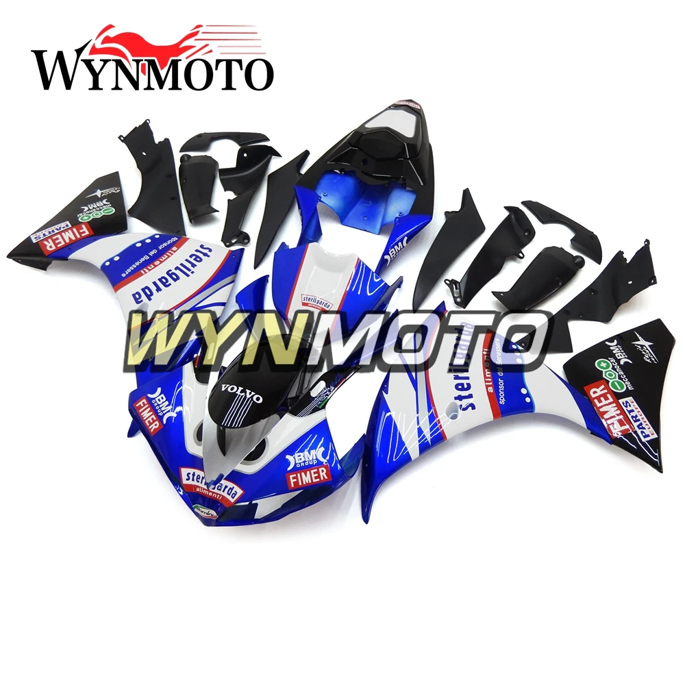 Черно-синие пластмассовые обтекатели ABS для Yamaha YZF1000 R1 2009 - 2011 09 10 11 полный комплект обтекателей мотоциклов
Черно-синие пластмассовые обтекатели ABS для Yamaha YZF1000 R1 2009 - 2011 09 10 11 полный комплект обтекателей мотоциклов