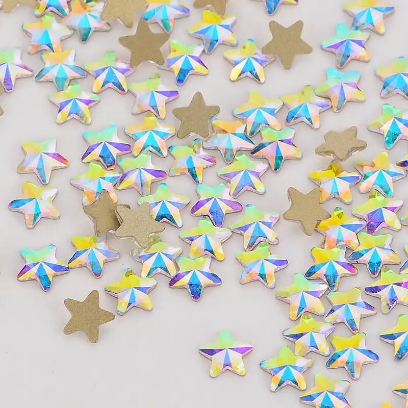 30pcs Pentagon Shape 7mm Crystal AB Flat Back Fancy Nail Art Crystal Rhinestones For Wedding Personality Design Beads
30pcs Pentagon Shape 7mm Crystal AB Flat Back Fancy Nail Art Crystal Rhinestones For Wedding Personality Design Beads