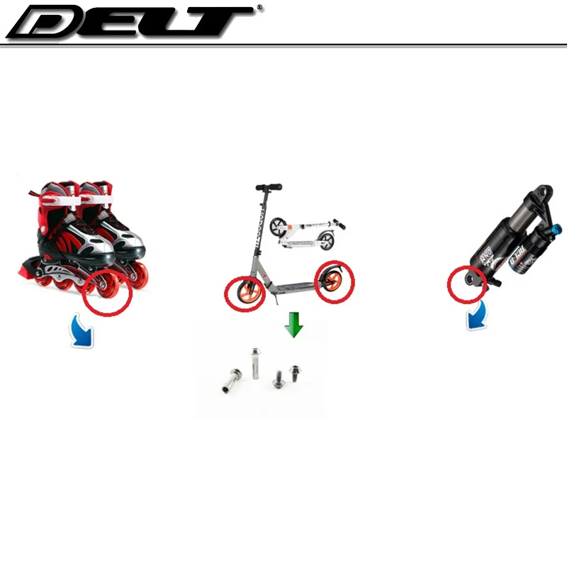 M6 и 8*29 31 33 45 48 50 54 57 62 70 75 78 мм скутеры роликовые коньки велосипед амортизаторы