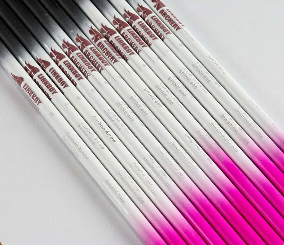 Spine 400 500 600 OD 7.6 mm ID 6.2 mm 12 pcs 30 inch Pure Carbon Arrow Shafts for Archery hunting/shooting
Spine 400 500 600 OD 7.6 mm ID 6.2 mm 12 pcs 30 inch Pure Carbon Arrow Shafts for Archery hunting/shooting