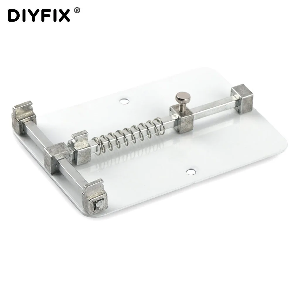 Универсальный держатель печатной платы DIYFIX, зажим для материнской платы, крепление, прочная рабочая станция для iPhone, Samsung, инструменты для ремонта печатных плат и микросхем мобильных телефонов
Универсальный держатель печатной платы DIYFIX, зажим для материнской платы, крепление, прочная рабочая станция для iPhone, Samsung, инструменты для ремонта печатных плат и микросхем мобильных телефонов