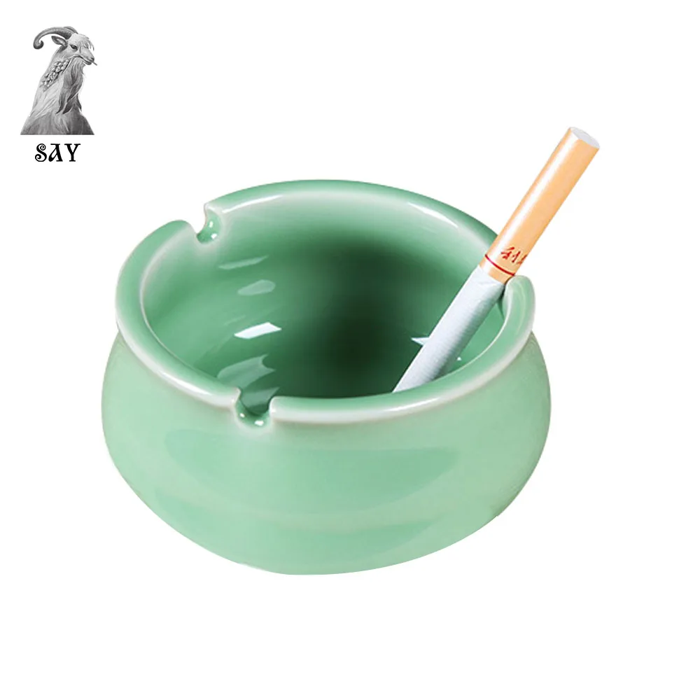 SY Portable Durable Celadon Ashtray Creative Office Home Personalized Tobacco Cigarette Cigar Ashtray Size 9.8*5.2cm
SY Portable Durable Celadon Ashtray Creative Office Home Personalized Tobacco Cigarette Cigar Ashtray Size 9.8*5.2cm