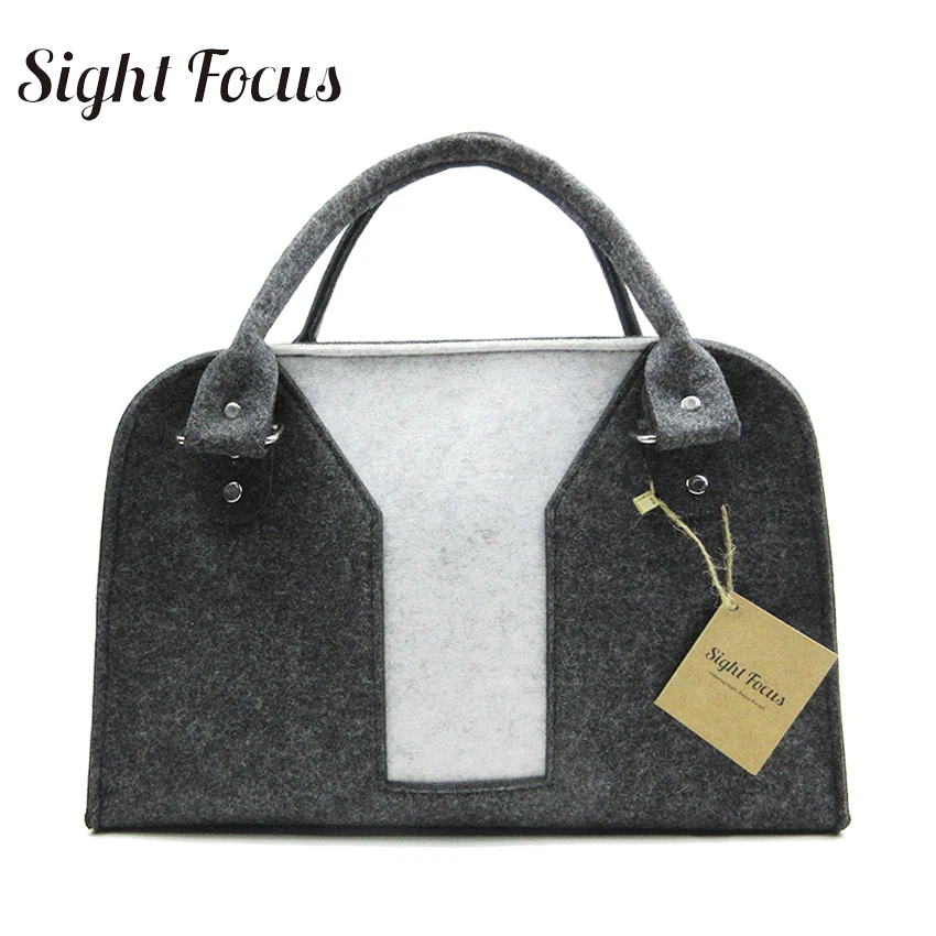 Sight Focus Contrast Color Trunk Felt Bags Female Fashion Felt Handbag Ladies Felt Tote Bag Business Grey Women Bag Geometric Pa
Sight Focus Contrast Color Trunk Felt Bags Female Fashion Felt Handbag Ladies Felt Tote Bag Business Grey Women Bag Geometric Pa