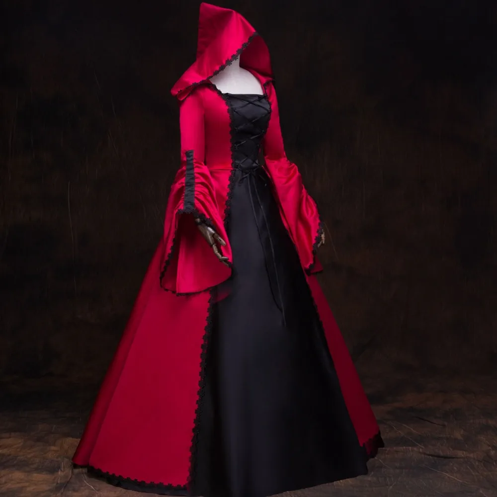 New Hooded Holiday Dress Victorian Women Dress Period Dress Theatrical Steampunk Costume
New Hooded Holiday Dress Victorian Women Dress Period Dress Theatrical Steampunk Costume