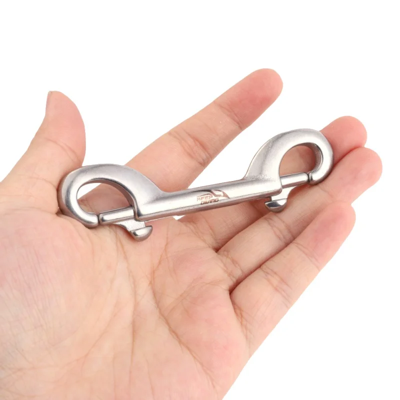 316 Stainless Steel Bolt Snap Hook Clip Diving singel Hook 75/90/100mm double hook 90/100/115mm BCD Accessories Tools
316 Stainless Steel Bolt Snap Hook Clip Diving singel Hook 75/90/100mm double hook 90/100/115mm BCD Accessories Tools