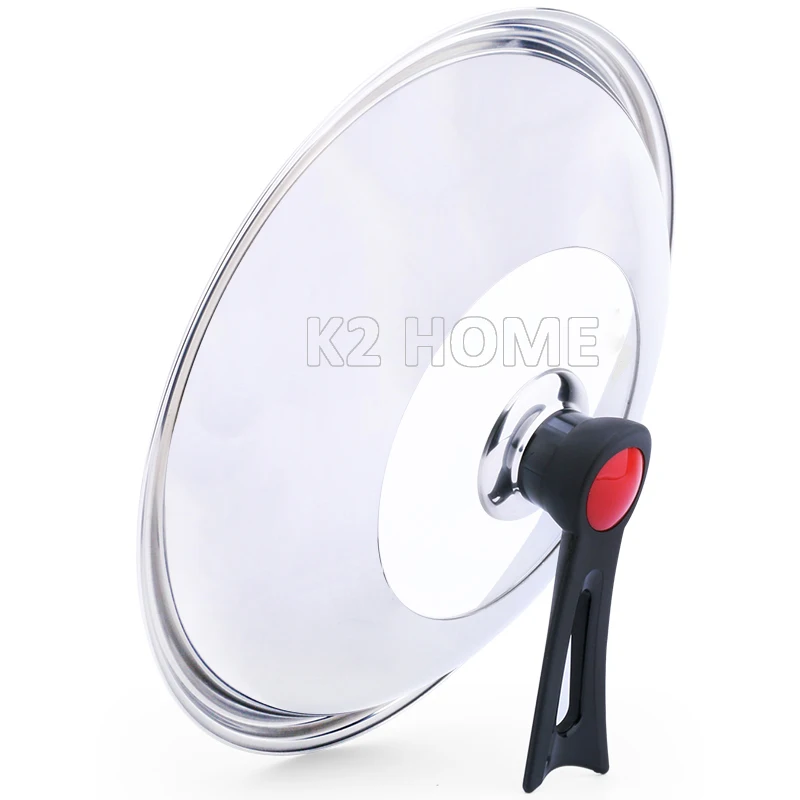 Window Glass Lid Replacement Diameter 32cm Wok Cover Tempered Universal Pot Lid Replacement with Stand Holder Handle
Window Glass Lid Replacement Diameter 32cm Wok Cover Tempered Universal Pot Lid Replacement with Stand Holder Handle