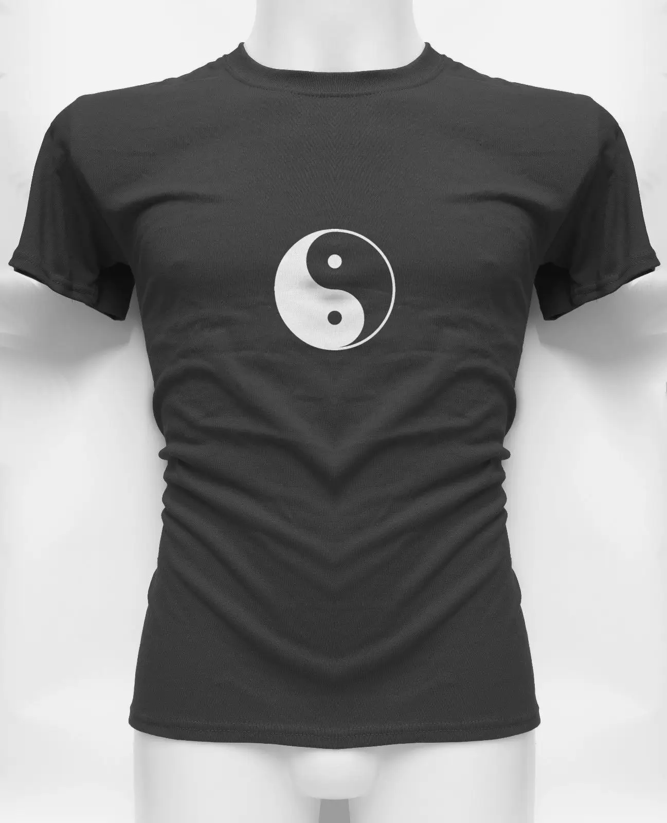 Yin Yang Taoism Tai Chi дизайнерская футболка M XXL новая черная Летняя мужская модная
