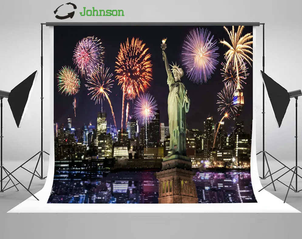 New York Manhattan City Skyline Statue Liberty Fireworks backdrops polyester or Vinyl cloth Computer print wall Backgrounds
New York Manhattan City Skyline Statue Liberty Fireworks backdrops polyester or Vinyl cloth Computer print wall Backgrounds
