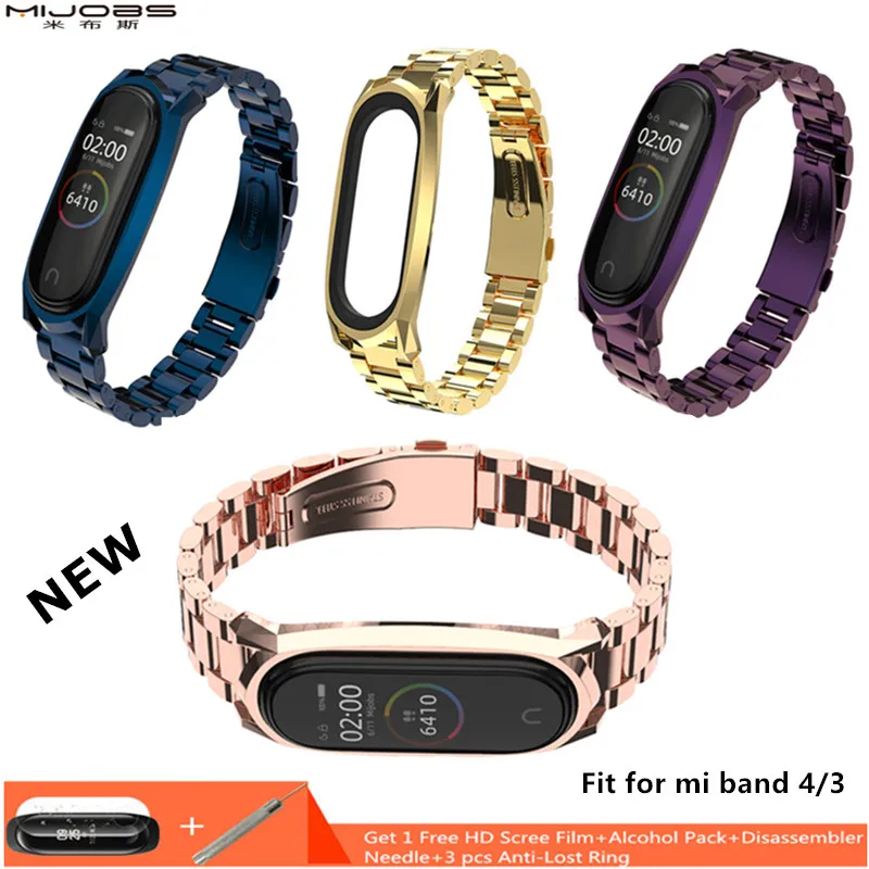 Mijobs Mi Band 4 Strap for Xiaomi Mi Band 4 Wristband Smartwatch Mi band 4 Wrist Bracelet Miband 4 Wrist Strap Metal Stainless
Mijobs Mi Band 4 Strap for Xiaomi Mi Band 4 Wristband Smartwatch Mi band 4 Wrist Bracelet Miband 4 Wrist Strap Metal Stainless