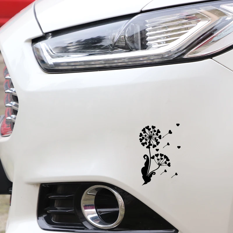 YJZT 10.6CM*15.9CM Creative Design And Decoration Of Dandelion Love Car Sticker Vinyl Decal Black/Silver C23-0798
YJZT 10.6CM*15.9CM Creative Design And Decoration Of Dandelion Love Car Sticker Vinyl Decal Black/Silver C23-0798