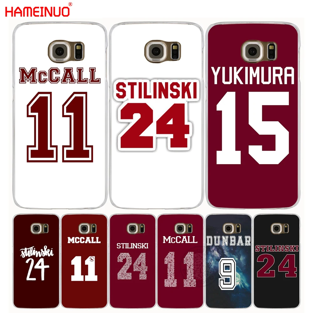 HAMEINUO Teen Wolf Mccall 11 слов Чехол для мобильного телефона Samsung Galaxy S7 edge PLUS S8 S6 S5 S4 S3 MINI|cover