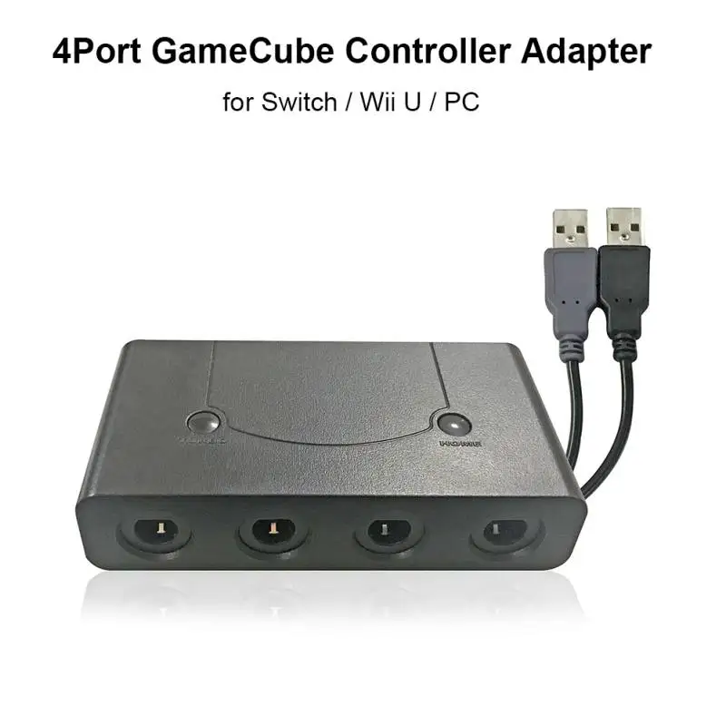 4 порта аксессуары для компьютерных игр игровых контроллеров Cube GC USB адаптер
