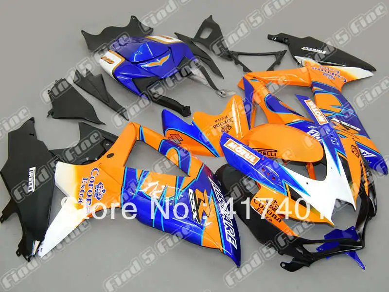orange blue black white for SUZUKI GSX R600 R750 08-10 GSXR 600 750 GSXR600 GSXR750 GSX-R600 GSX-R750 08 09 10 2008 2010 fairing
orange blue black white for SUZUKI GSX R600 R750 08-10 GSXR 600 750 GSXR600 GSXR750 GSX-R600 GSX-R750 08 09 10 2008 2010 fairing
