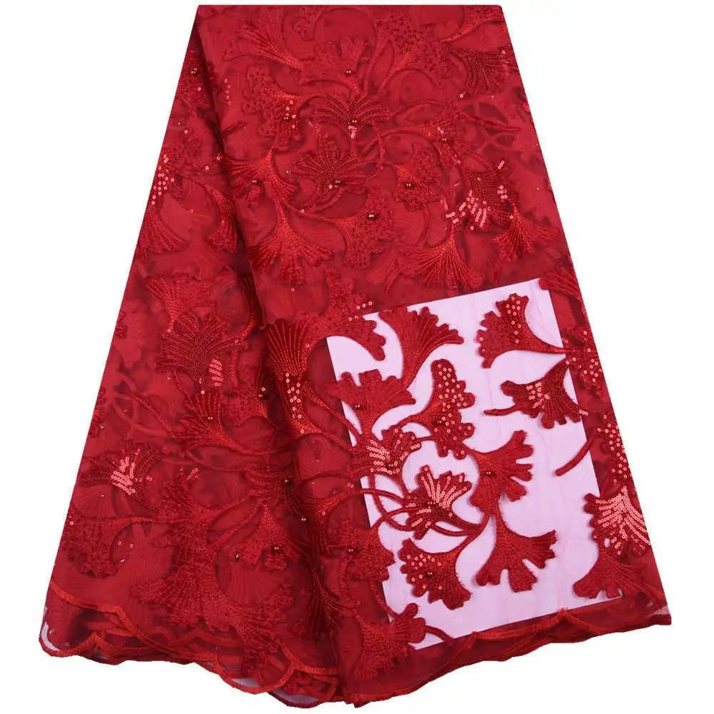 Dark Red African Lace Fabric 2019 High Quality French Tulle Lace African Velvet Lace Fabric Nigerian Lace Fabric For Dress S1650
Dark Red African Lace Fabric 2019 High Quality French Tulle Lace African Velvet Lace Fabric Nigerian Lace Fabric For Dress S1650