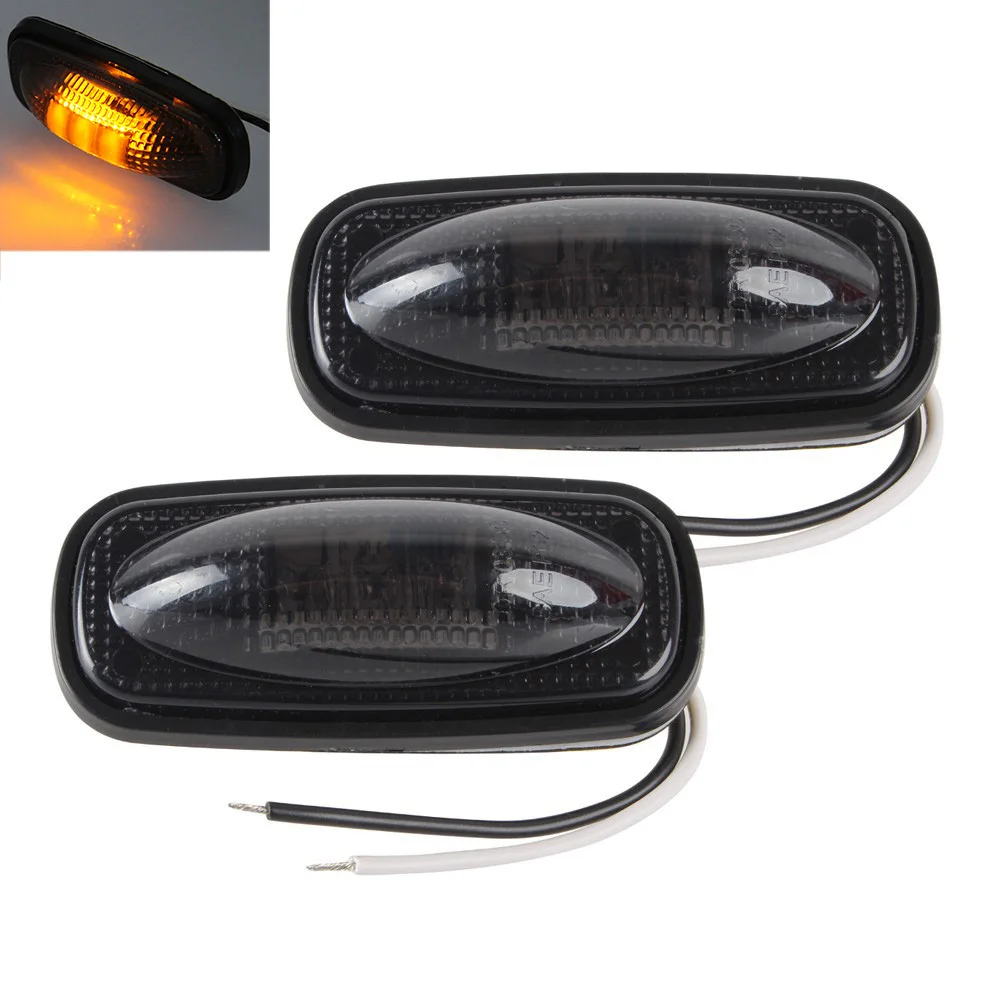 1 Pair 3 LEDs Car Side Marker Lights Clearance Lamp for Truck Pickup Dodge 12V Red/Yellow
1 Pair 3 LEDs Car Side Marker Lights Clearance Lamp for Truck Pickup Dodge 12V Red/Yellow