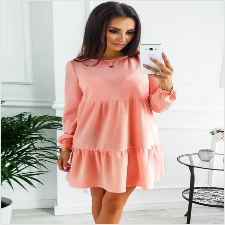 2018 Summer Women Dresses Fashion Long Sleeve Solid Color Slim Cotton Zipper UpLadies Bodycon Mini Dress
2018 Summer Women Dresses Fashion Long Sleeve Solid Color Slim Cotton Zipper UpLadies Bodycon Mini Dress