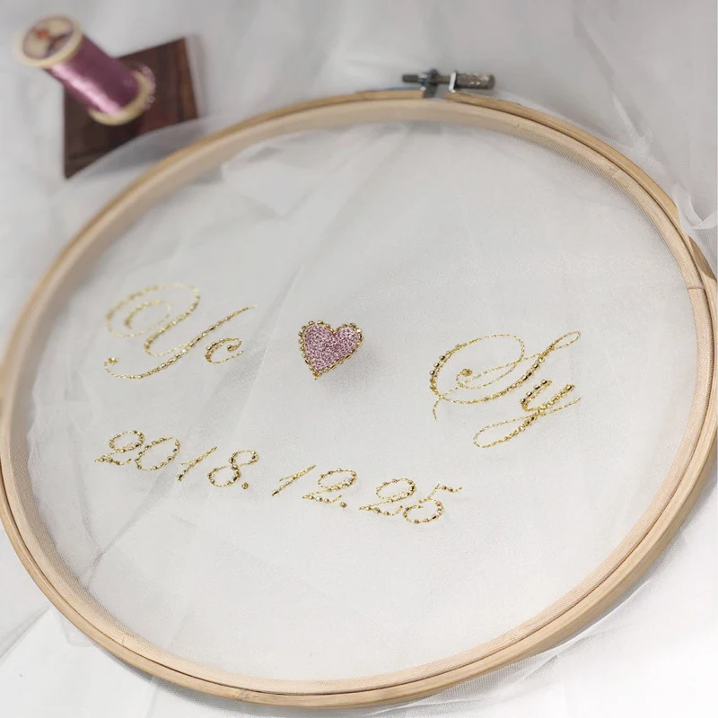1pcs lot Unique personalized Embroidery name date Wedding proposal decoration Photo props veil Bride gifts
1pcs lot Unique personalized Embroidery name date Wedding proposal decoration Photo props veil Bride gifts
