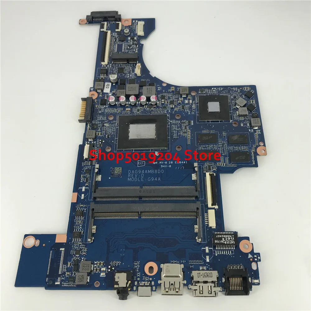 For HP PAVILION 15CD 15-CD 15Z-CD 17-AR 17AR Laptop Motherboard DAG94AMB8D0 G94A mainboard fully Tested
For HP PAVILION 15CD 15-CD 15Z-CD 17-AR 17AR Laptop Motherboard DAG94AMB8D0 G94A mainboard fully Tested