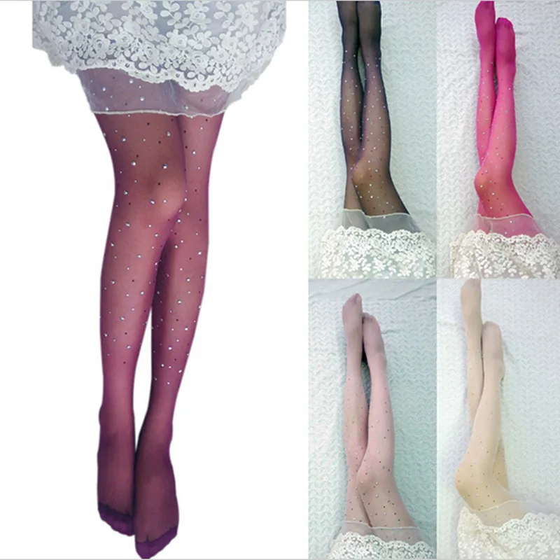 INDJXND NEW Womens Ladies BASIC Stretch Woman Sexy Nylon Elastic Thin Bling Crystal Rhinestone Pantyhose Tights Stockings 2021
INDJXND NEW Womens Ladies BASIC Stretch Woman Sexy Nylon Elastic Thin Bling Crystal Rhinestone Pantyhose Tights Stockings 2021