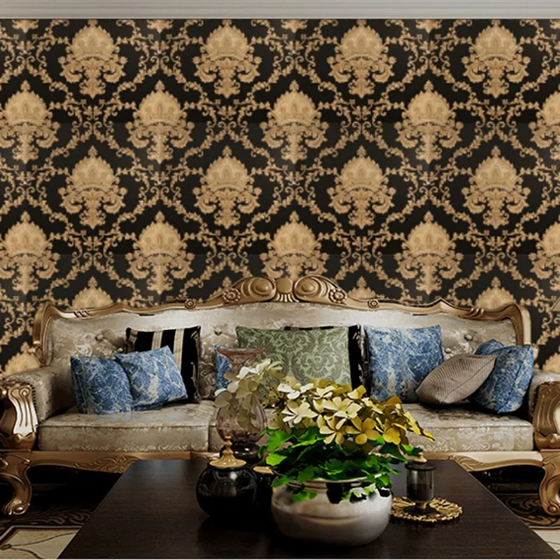 wellyu Damask wallpaper roll black and white classic home decor TV background wall PVC Vinyl wall paper for papier peint
wellyu Damask wallpaper roll black and white classic home decor TV background wall PVC Vinyl wall paper for papier peint