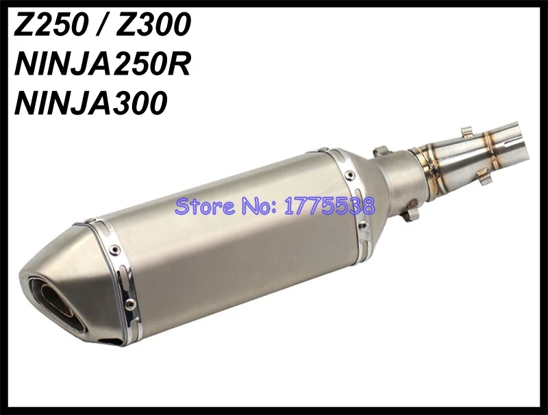 Motorcycle Exhaust System Mid Link Pipe Carbon FiberFace Muffler Escape DB Killerfor Z250 08-16 Ninja 250R 08-16 NINJA 300 13-16
Motorcycle Exhaust System Mid Link Pipe Carbon FiberFace Muffler Escape DB Killerfor Z250 08-16 Ninja 250R 08-16 NINJA 300 13-16