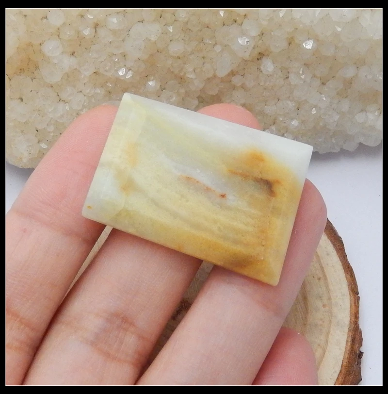 Natural Stone faceted Amazonite Cabochon 32x24x4mm 6.31g Semiprecious Stone Fashion jewelry bead beautiful bijou
Natural Stone faceted Amazonite Cabochon 32x24x4mm 6.31g Semiprecious Stone Fashion jewelry bead beautiful bijou