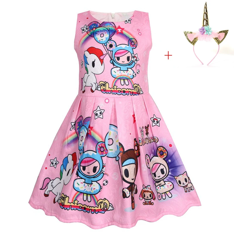 2019 Girl Unicorn Birthday animal print Party Dress With Matching Headband Flowers Girls Pony Unicorn Theme Halloween Costume
2019 Girl Unicorn Birthday animal print Party Dress With Matching Headband Flowers Girls Pony Unicorn Theme Halloween Costume