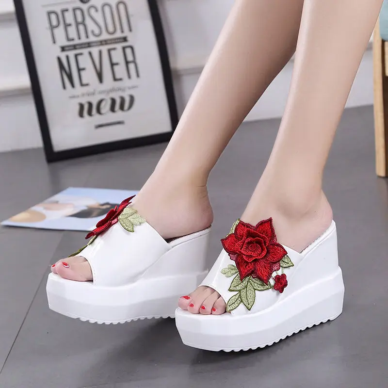 White Rose Shoes Women Sandals Summer Fashion Leather Shoes Women Wedges Shoes Woman Open Toe Beach Sandals Black Women Shoes
White Rose Shoes Women Sandals Summer Fashion Leather Shoes Women Wedges Shoes Woman Open Toe Beach Sandals Black Women Shoes