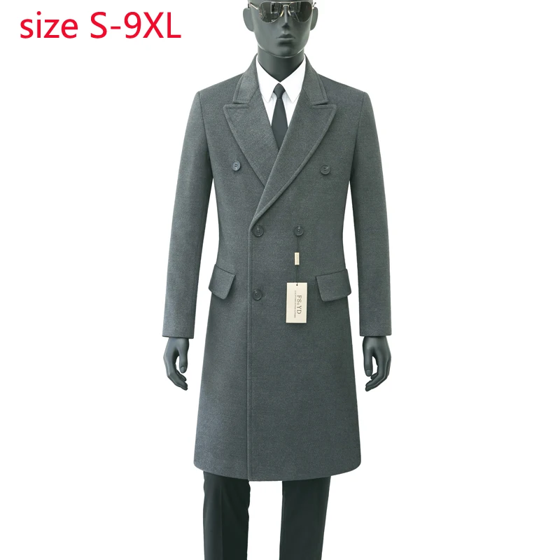 2019 New Arrival High Quality Autumn Wool Overcoat Double Breasted Coat Men Fashion Trend Casual Thick Super Large Size S-8XL9XL
2019 New Arrival High Quality Autumn Wool Overcoat Double Breasted Coat Men Fashion Trend Casual Thick Super Large Size S-8XL9XL