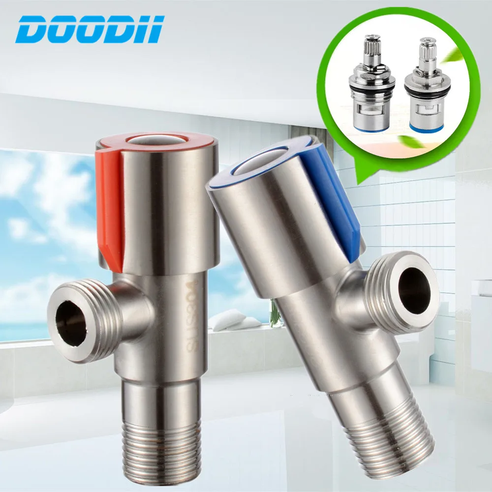 DooDii Angle Valves SUS304 Stainless Steel Brushed Kitchen Bathroom Accessories Angle Valve for Toilet Sink BasinWater Heater
DooDii Angle Valves SUS304 Stainless Steel Brushed Kitchen Bathroom Accessories Angle Valve for Toilet Sink BasinWater Heater