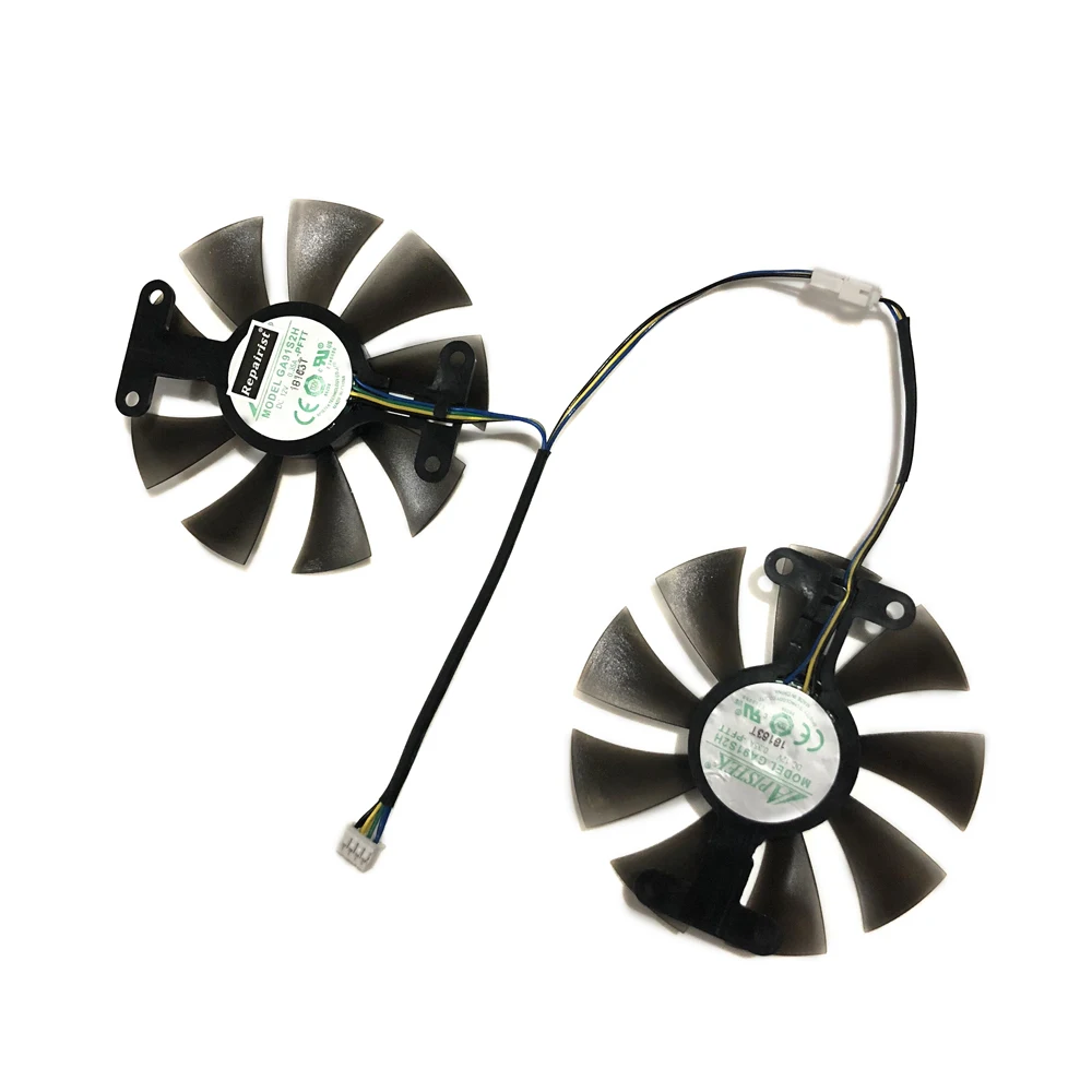 GK GTX1060 GTX950 GPU кулер альтернативный охлаждающий вентилятор для kuroutoshiba kou GALAKURO RX580