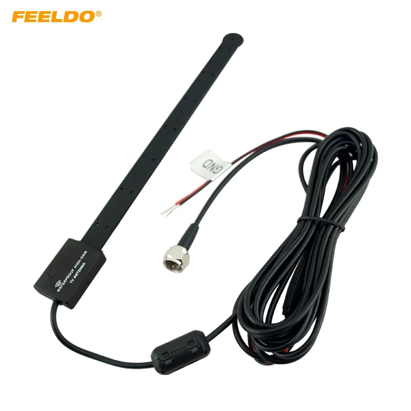 FEELDO 1Set Waterproof Flexible Car Active F Connector Digital DVB-T Car TV Antenna With Amplifier
FEELDO 1Set Waterproof Flexible Car Active F Connector Digital DVB-T Car TV Antenna With Amplifier